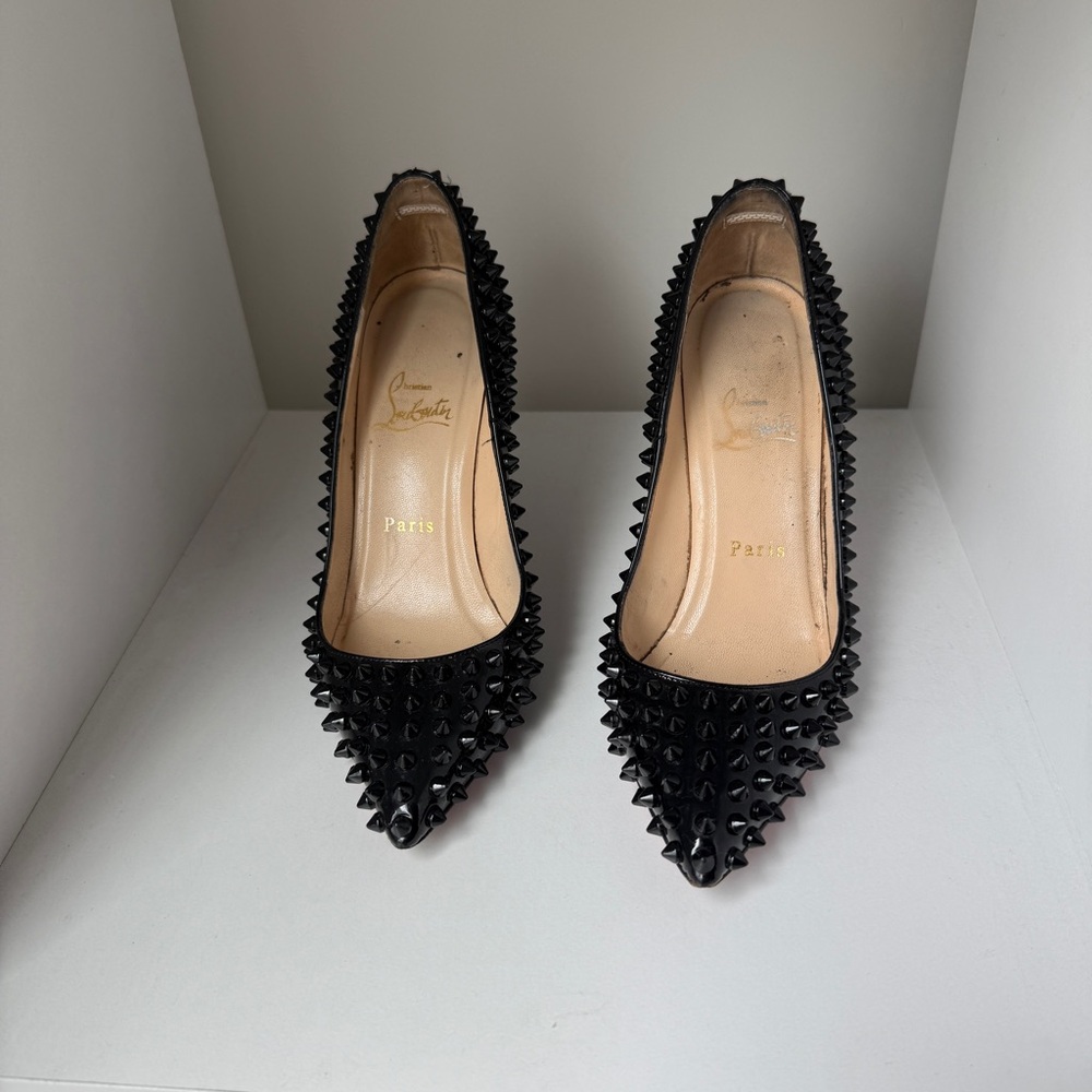 ❌SOLD❌Christian Louboutin Black Studded Heels